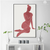 Irresistible Woman Wall Art | Silhouette Wall Art in Poster, Frames & Canvas
