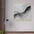 Ethereal Currents Monochrome Abstract Wall Art