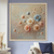 Golden Bloomscape Floral Wall Art