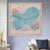 Ocean Glide Whale Framed Canvas Line Wall Art