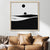 Solitary Horizon Black and White Wall Art