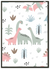 A Dino Land Kids Nursery Wall Arts | Animals Wall Art in Poster, Frames & Canvas