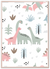 A Dino Land Kids Nursery Wall Arts | Animals Wall Art in Poster, Frames & Canvas