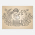 A Mother's Embrace Nursery Line Wall Art