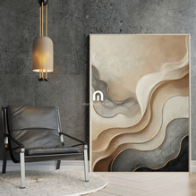 Abstract Elevation Luxurious Wall Art Print Print Material