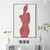 Alluring Woman Wall Art | Silhouette Wall Art in Poster, Frames & Canvas