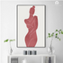 Alluring Woman Silhouette Wall Art