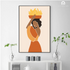 Aquitane Black Woman Wall Art