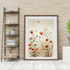 Autumn Breeze – Watercolor Floral and Butterfly Wall Art