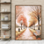 Autumn Promenade – Trees Botanical Autumn Canvas Wall Art Print Decor Print Material