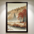 Autumn Reflection Scandinavian Trees Forest River Wall Art Print Print Material