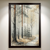 Autumn Walkthrough Trees Forest Wall Art Print Print Material