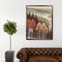 Autumn's Embrace Scandinavian Bushland, Forest Wall Art Print