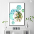 Beach Vibes Geometric Wall Art