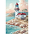 Beacon of the Coast - Lighthouse – Summer Canvas Wall Art Print Decor Print Material