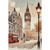 Big Ben’s Embrace London Street Wall Art Unframed Poster / 40x60 cm / 16x24″ / -Poster Only- Print Material