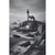 Black and White Coastal Lighthouse Wall Art Print Unframed Poster / 40x60 cm / 16x24″ / -Poster Only- Print Material