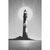 Black and White Lighthouse Under Moonlight Wall Art Print Print Material