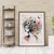 Blossoming Spirit Art Print Floral and Woman Wall Art Print Material