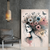 Blossoming Spirit Art Print Floral and Woman Wall Art Print Material