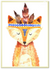 Boho Fox Nursery Wall Art | Kids Wall Art in Poster, Frames & Canvas