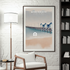 Busselton Jetty – Minimalist Coastal Canvas Wall Art Print Decor