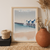 Busselton Jetty – Minimalist Coastal Canvas Wall Art Print Decor Print Material