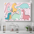 Cartoon Dinos Nursery Wall Art | Kids Wall Art in Poster, Frames & Canvas