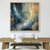 Celestial Drift Abstract Blue Wall Art Print Print Material