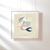 Celestial Grace Mermaid Framed Canvas Minimalist Wall Art Print Material