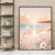 Coastal Bliss– Sunset Coastal Wildflowers Botanical Spring Canvas Wall Art Print Decor Print Material