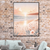 Coastal Bliss– Sunset Coastal Wildflowers Botanical Spring Canvas Wall Art Print Decor Print Material