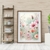 Cosmic Garden – Watercolor Floral Wall Art