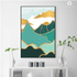 Crest Mountain Geometric Wall Art