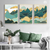 Crest Mountain Wall Art | Luxurious Abstract Wall Art in Poster, Frames & Canvas