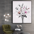 Delicate Blossom - Flowers in A Vase, Floral Wall Art Print