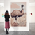 Desert Sentinel - Emu in the Wild – Australian Wildlife Canvas Wall Art Print Decor Print Material