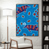 Dolphin Dreaming – Aboriginal Canvas Wall Art | Stretched & Framed