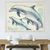 Dolphins in the Sky Wall Art Print Print Material