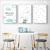 Dream Big Little One Set of 3 Nursery Wall Arts | Kids Wall Art in Poster, Frames & Canvas