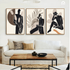 Dreamy Silhouette Set of 3 Wall Arts