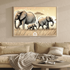 Elephant Family Wall Art Print