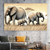 Elephant Family Wall Art Print Print Material