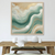 Emerald Tides - Luxurious Abstract Gold and Green Wall Art Print Print Material