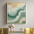 Emerald Tides - Luxurious Abstract Gold and Green Wall Art Print Print Material