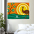 Emu Dreaming – Aboriginal Wall Art | Stretched & Framed Canvas Print Material