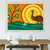 Emu Dreaming – Aboriginal Wall Art | Stretched & Framed Canvas Print Material