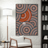 Eternal Circles – Aboriginal Canvas Wall Art | Stretched & Framed