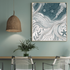 Eternal Currents Framed Canvas Line Wall Art