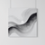 Ethereal Currents Monochrome Abstract Wall Art Print Material